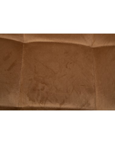 ELKEN Silla Comedor Terciopelo Beige