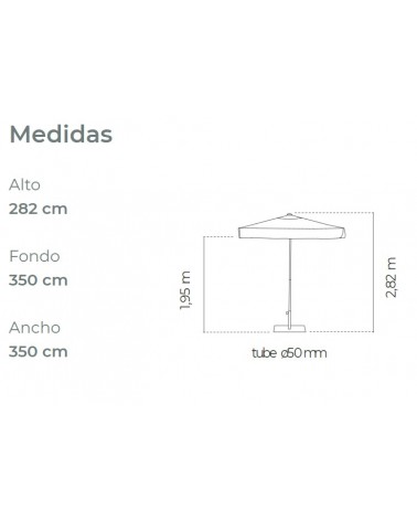 Parasol Formentera Waterproof