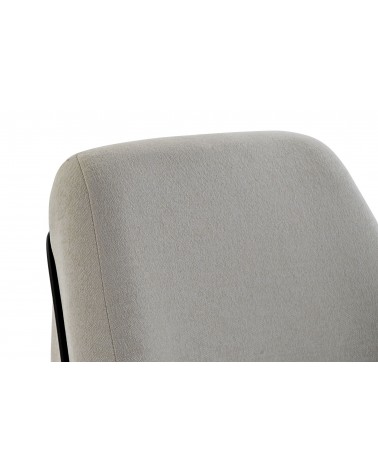 JENSEN Sillón Abullonado Gris Escandinavo