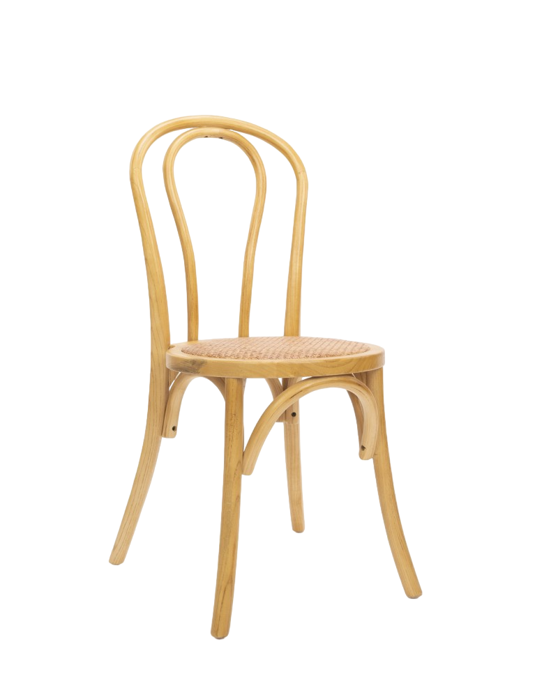 THONET Silla Madera y Ratán Estilo Escandinavo